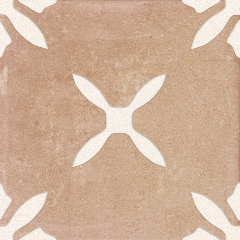 40802 Pangea Clay Flower LT 22,3x22,3 Harmony