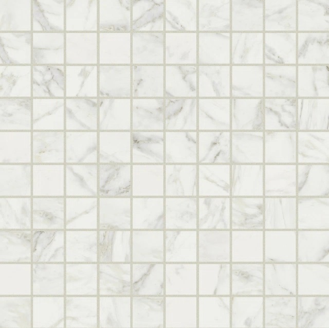 760950 Exalt Magic White Mosaico Nat 3x3 30x30 Cerim