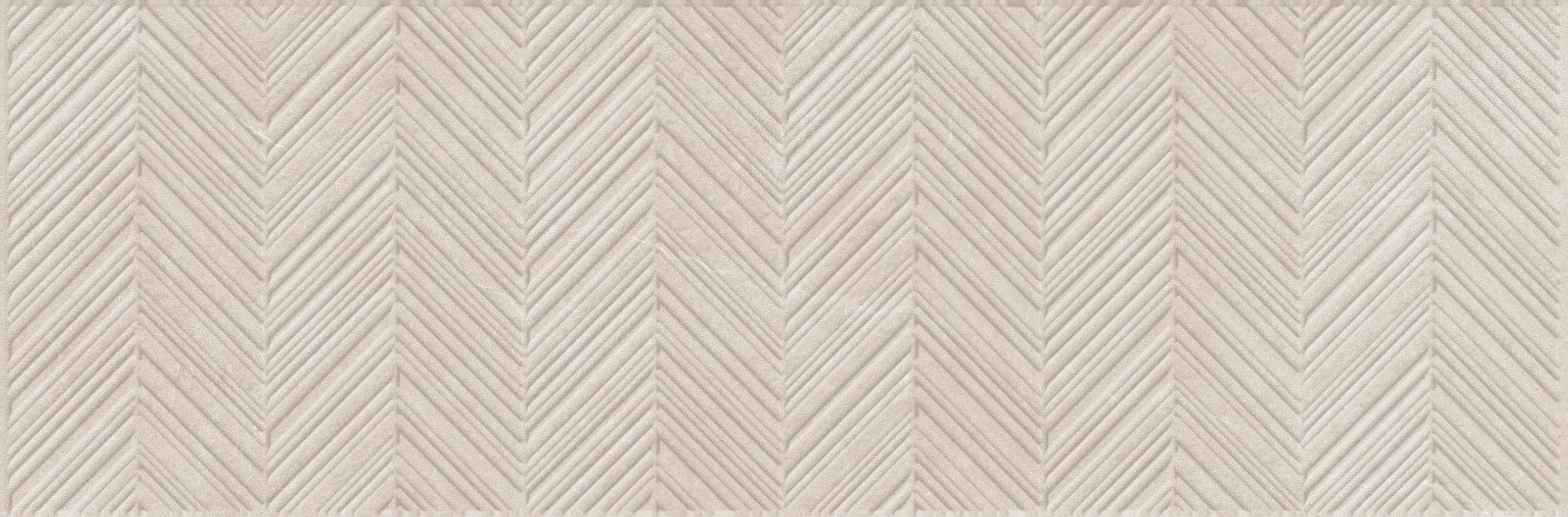 236 Ройс Беж рельеф ёлочка 32,5x100 Eurotile Ceramica фото 3