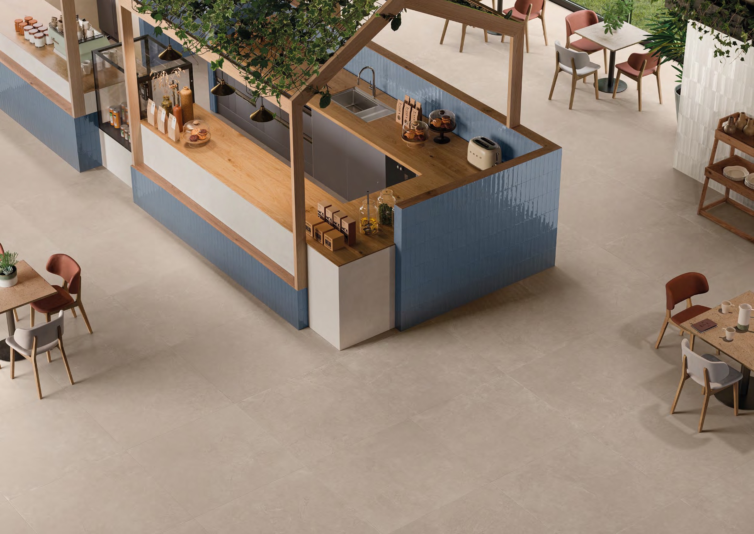 EHWP Totalook Mosaico Sequenza Bianco Naturale 30x30 Emilceramica