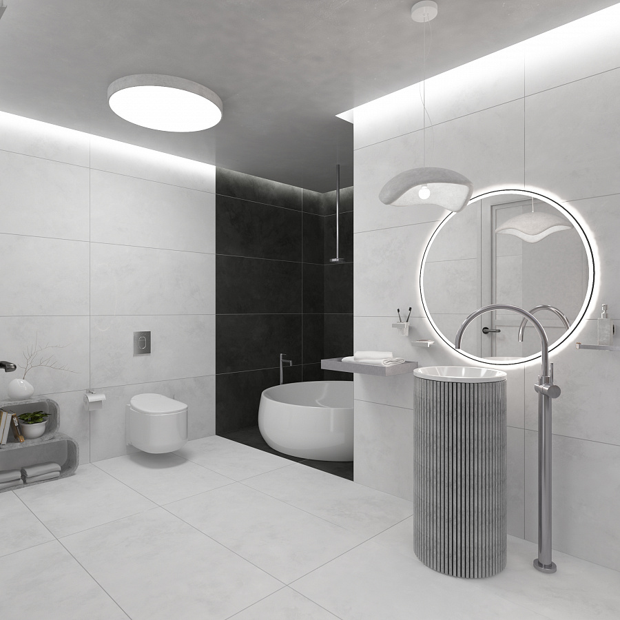 Cement Carbon Mat 60x120 Керлайф фото 13