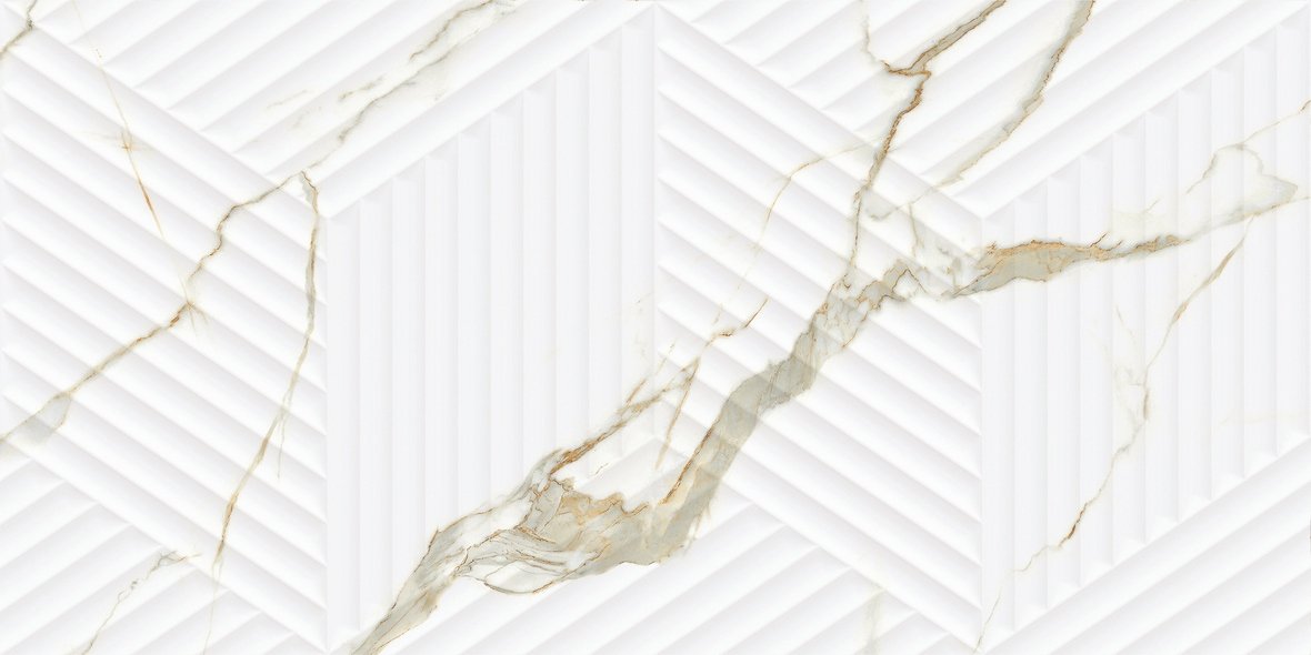LE63063B-F53 Bianco Carrara Classico Cubo Rectificado 30х60 Artecera