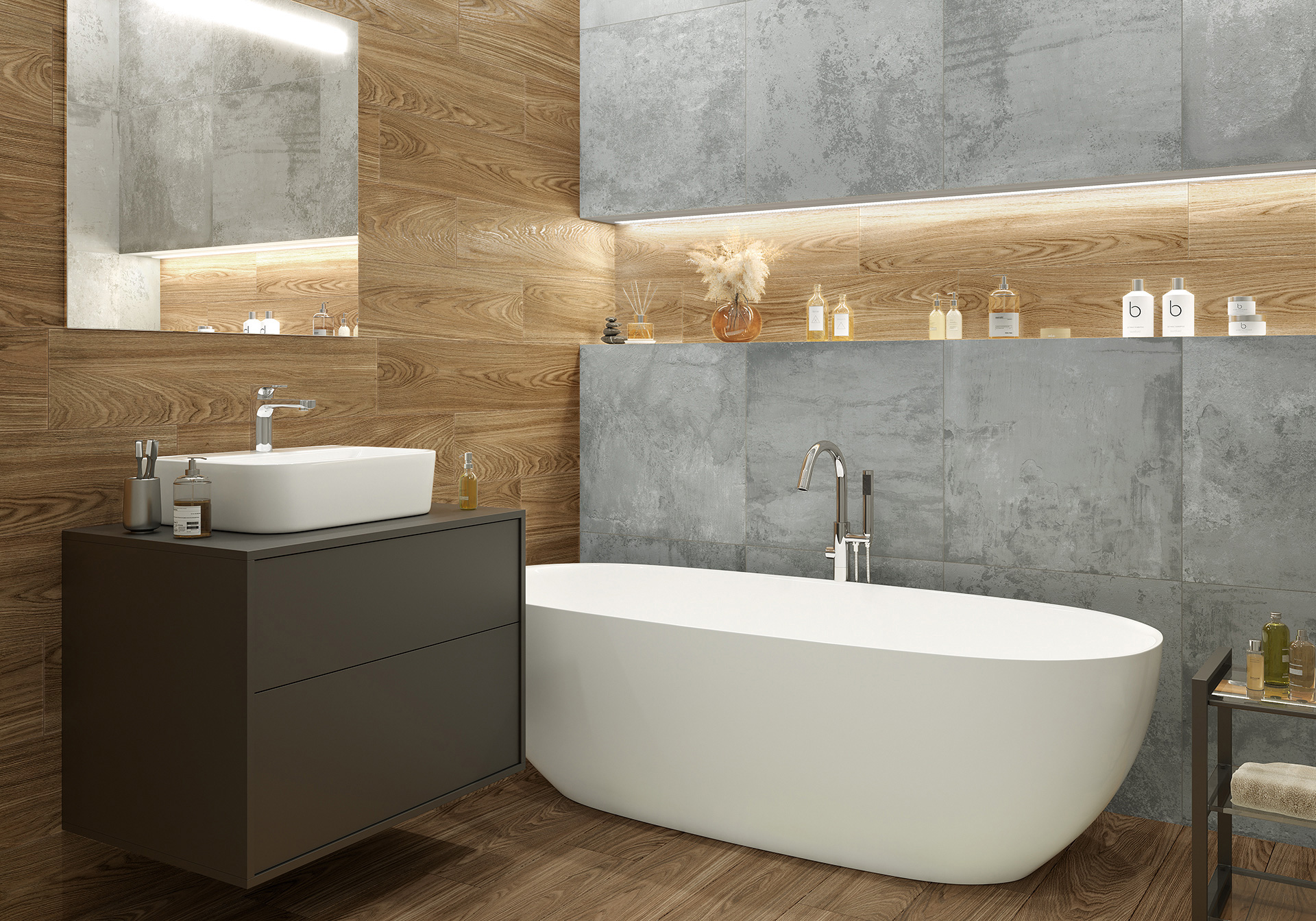 GFA92ADR07R Andora матовый 200x900x7 Alma Ceramica (Уралкерамика)