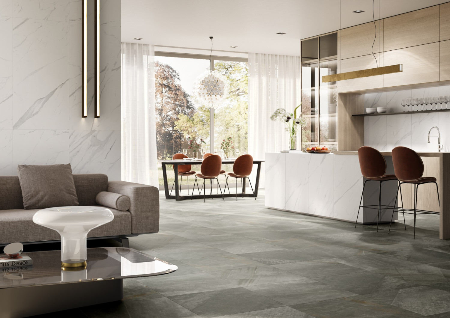 ST006012N Statuario White 60х120 Pieza Ceramica