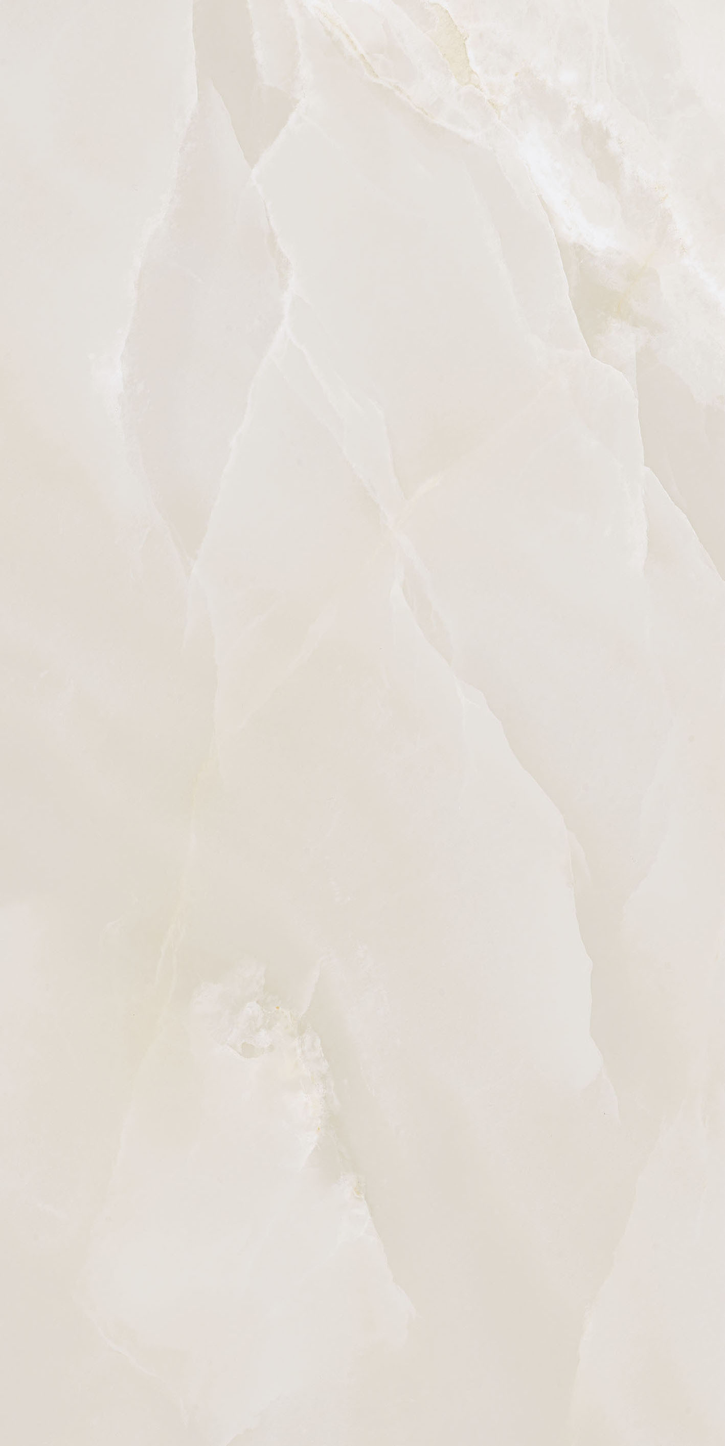 778831 Eccentric Luxe Cloudy White Glossy 6mm 60x120 Rex Ceramiche