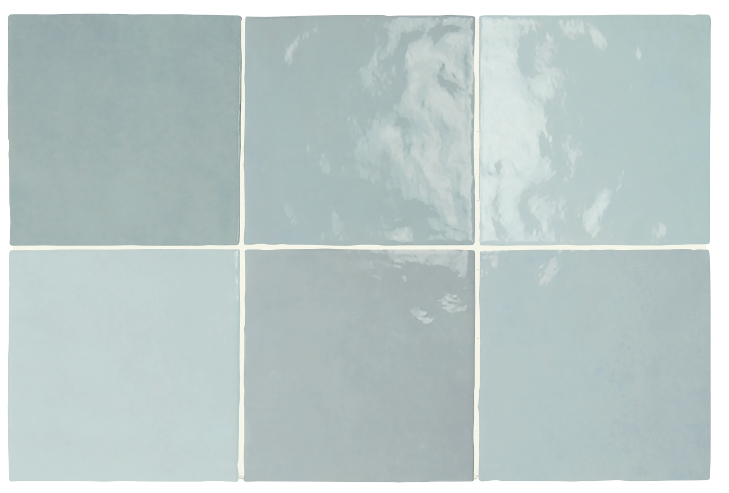 24458 Artisan Aqua 13,2x13,2 EQUIPE фото 2