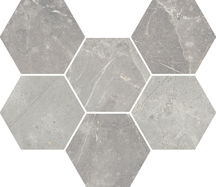 620110000049 Charme Evo Imperiale Mosaico Hexagon 25x29 Italon