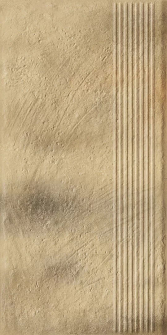Eremite Sand Stopnica Prosta Struktura Mat 30x60 Paradyz