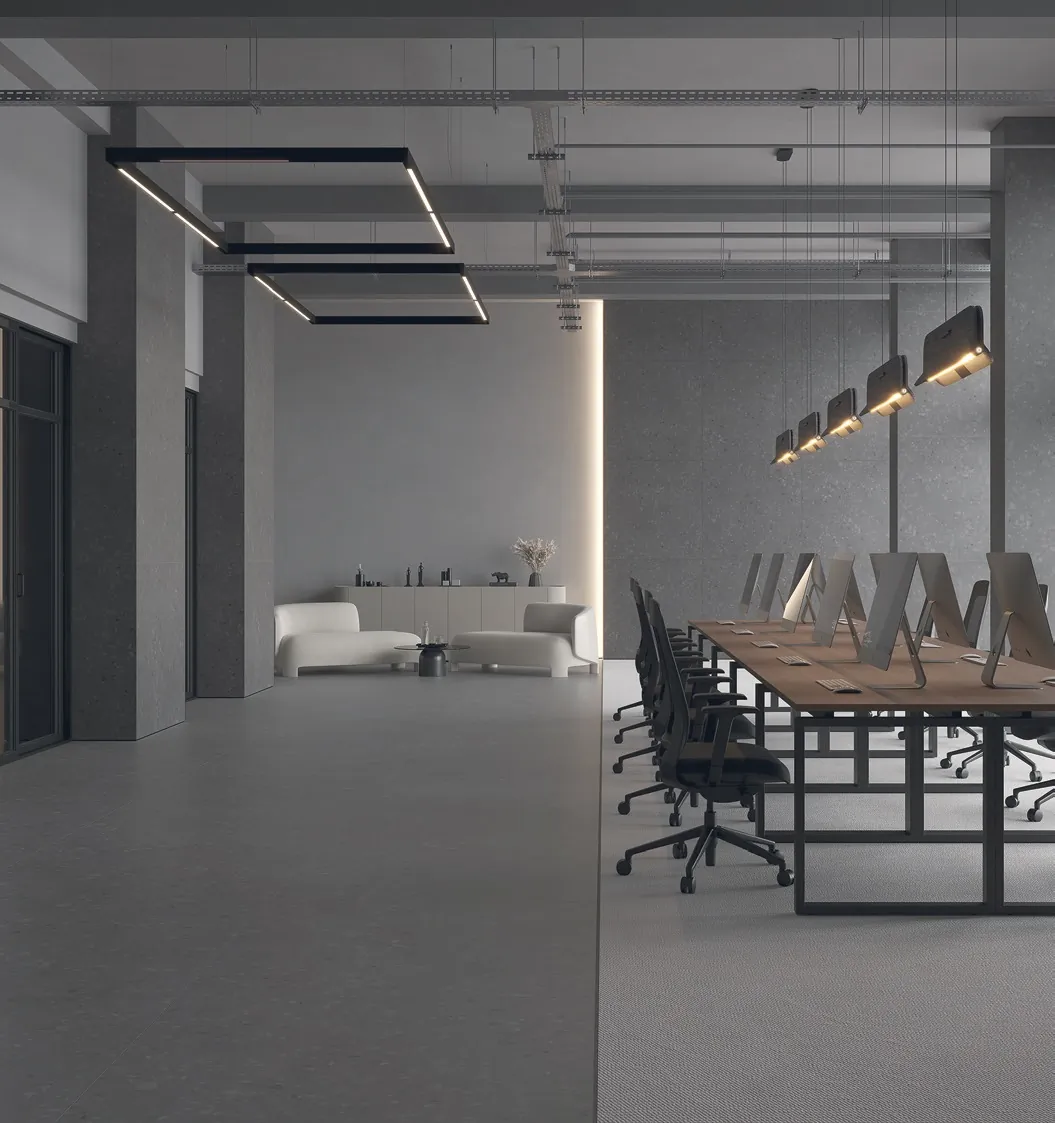 Пьетриско Антрацит ПРО тёмно-серый матовый карвинг R10/A КР 60х120 Laparet фото 2