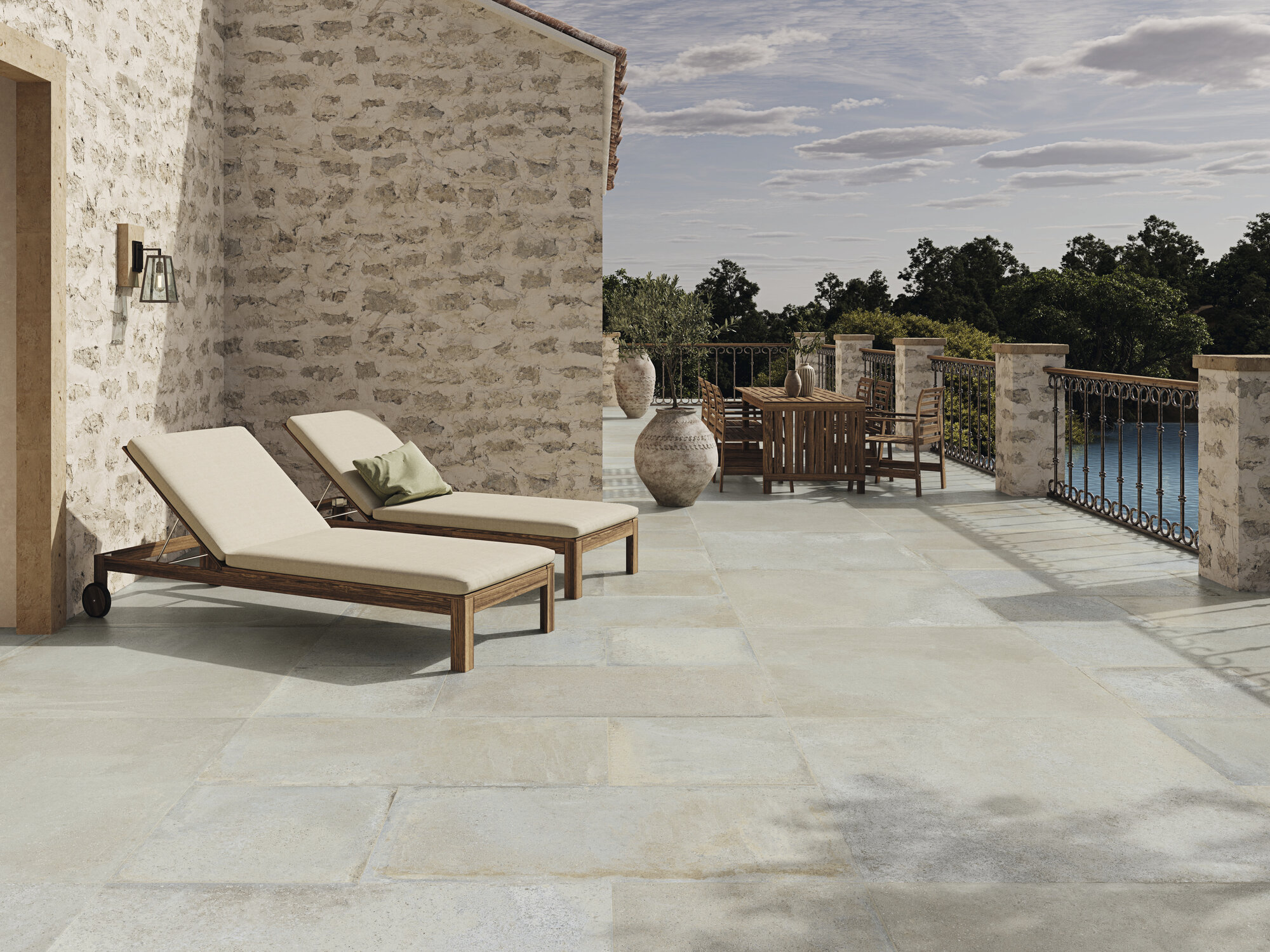 A042409 Palanzo Ecru Rect. 60x60 Ape Ceramica