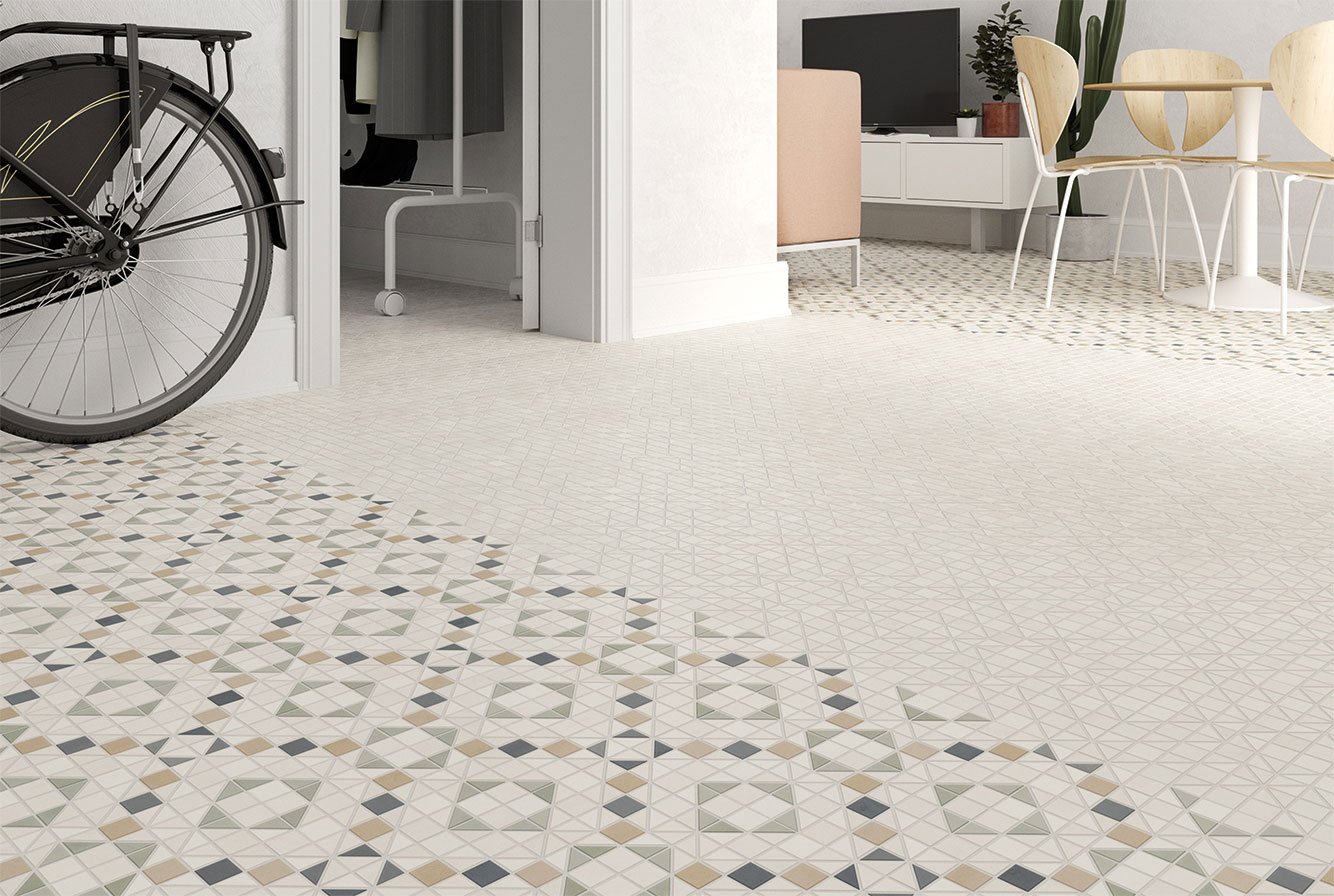 130014 Tesserae Like B&W 28x28 WOW