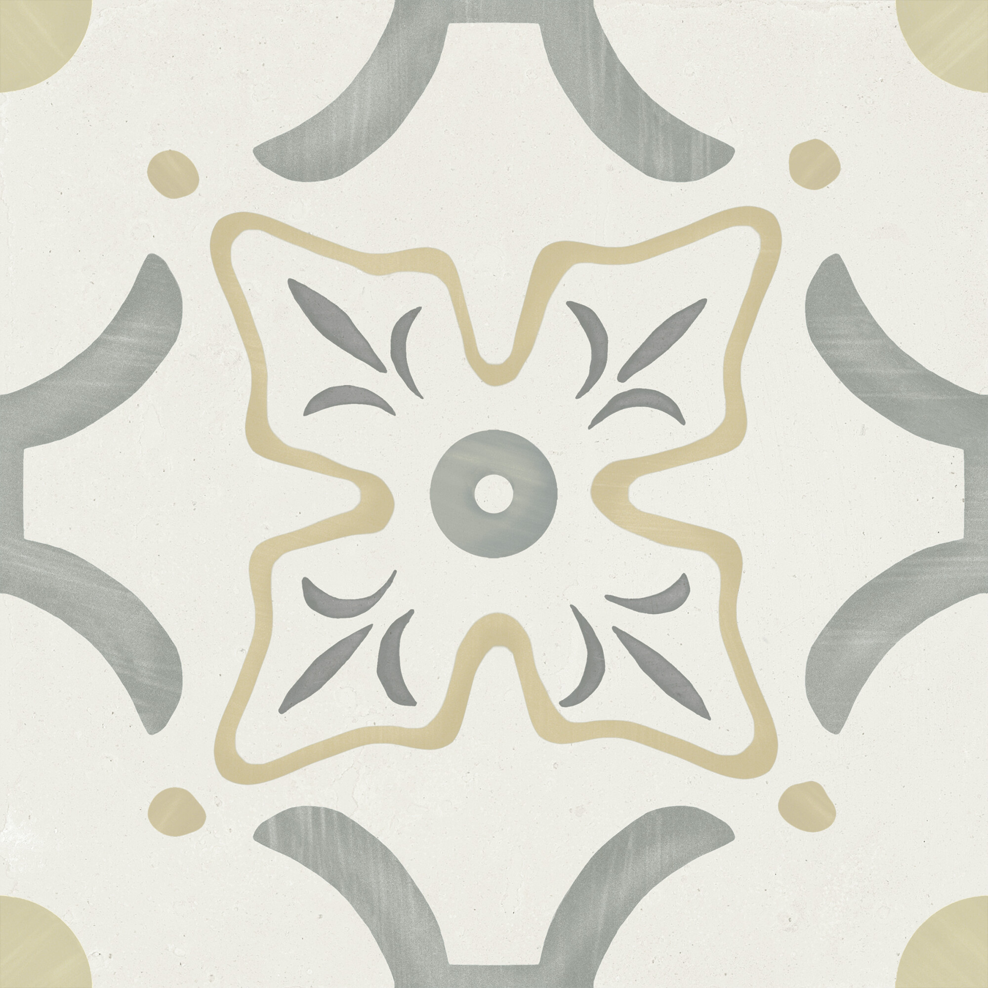 40459 Llevant Yellow Flower LT 22.3x22.3 Harmony