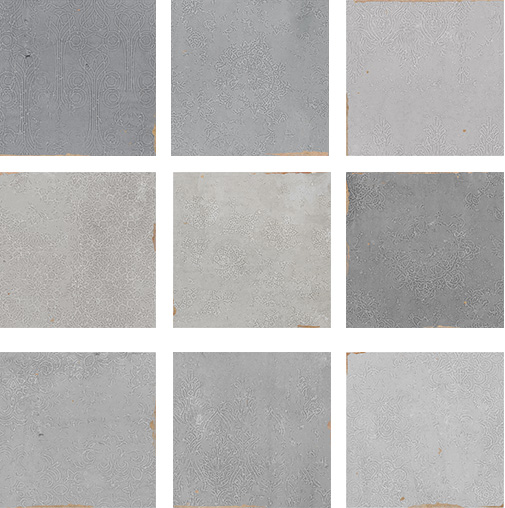 111358 ZELLIGE DECOR GREY 12.5x12.5 WOW