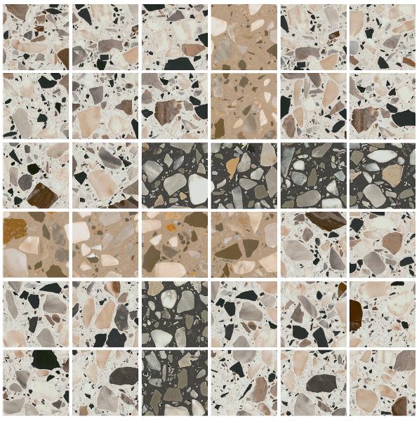SG6532/MM Бричиола 2 мозаичный лаппатированный 30x30 Kerama Marazzi