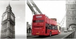 Monocolor Composicion London Calling D 15х22.5 Absolut Keramika