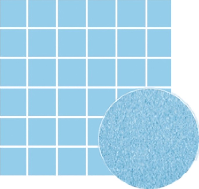 80061.3 Mosaic Light Blue Antislip 5x5 30x30 Serapool фото 2