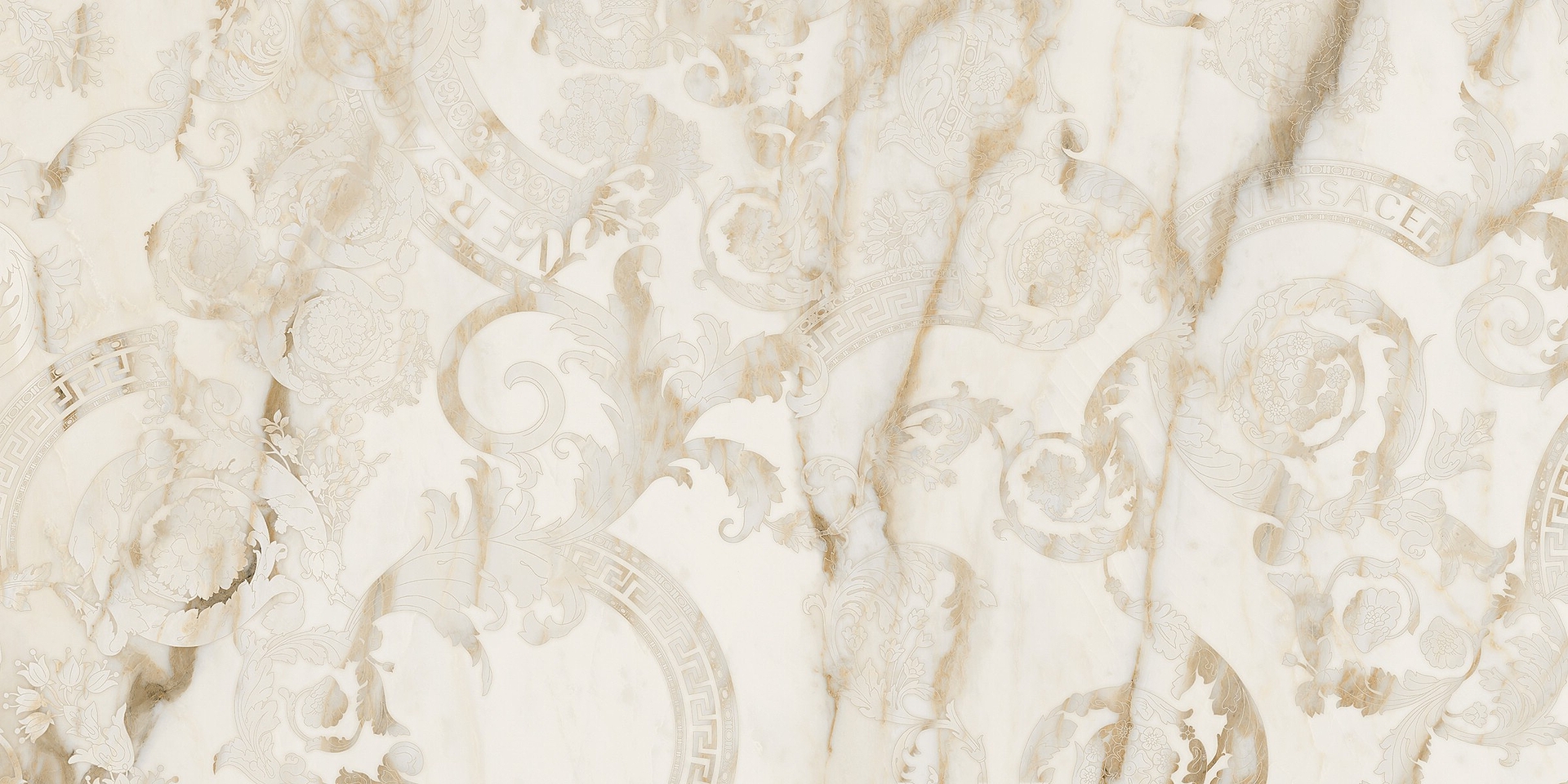 G67592 Calacatta Bright Megabarocco Lux R 60x120 Versace (Gardenia Orchidea) фото 6