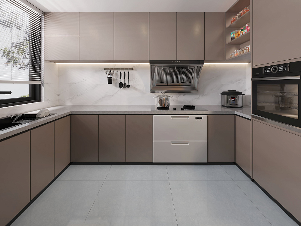 White Marble Basconi Home