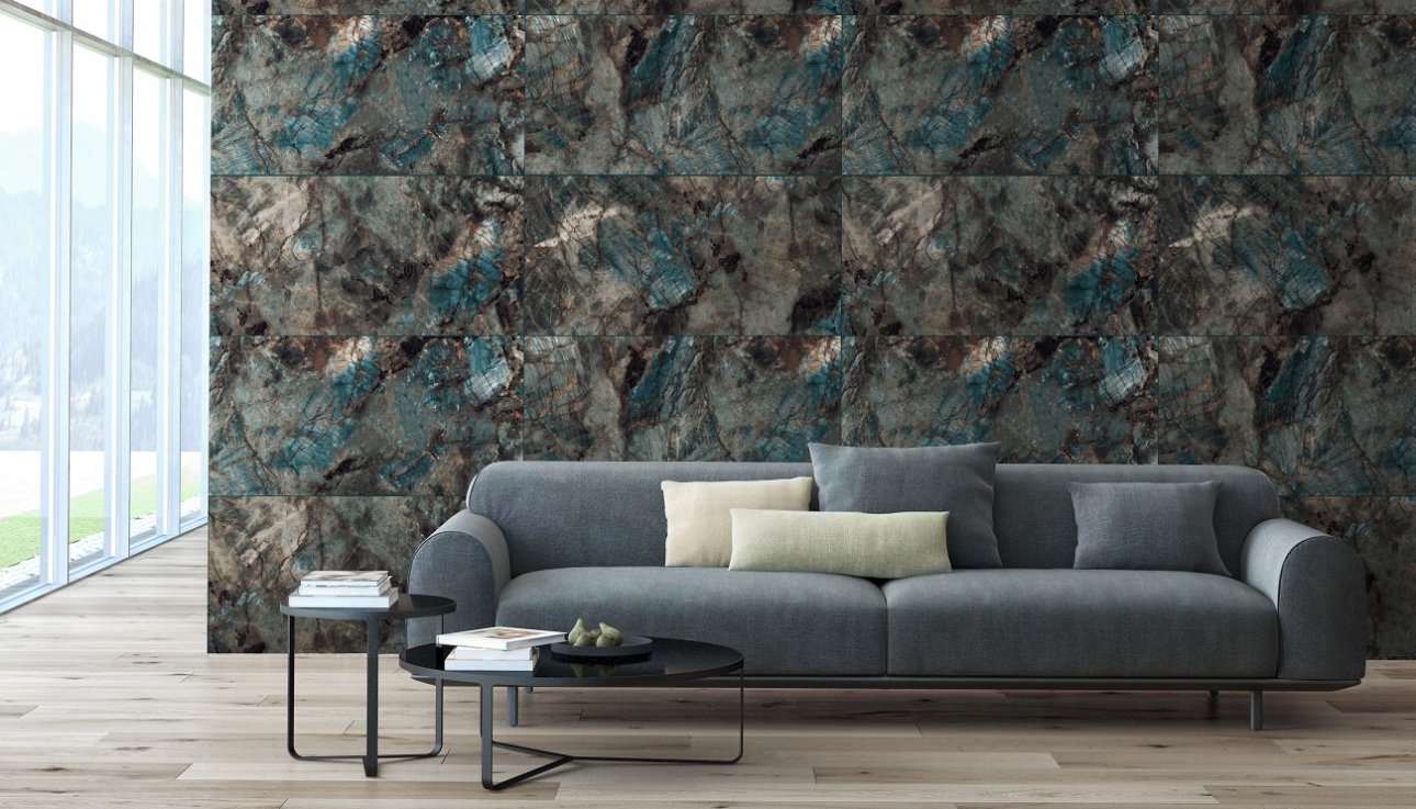 Trixxon Fern Glossy 60x120 Ocean-Ceramic