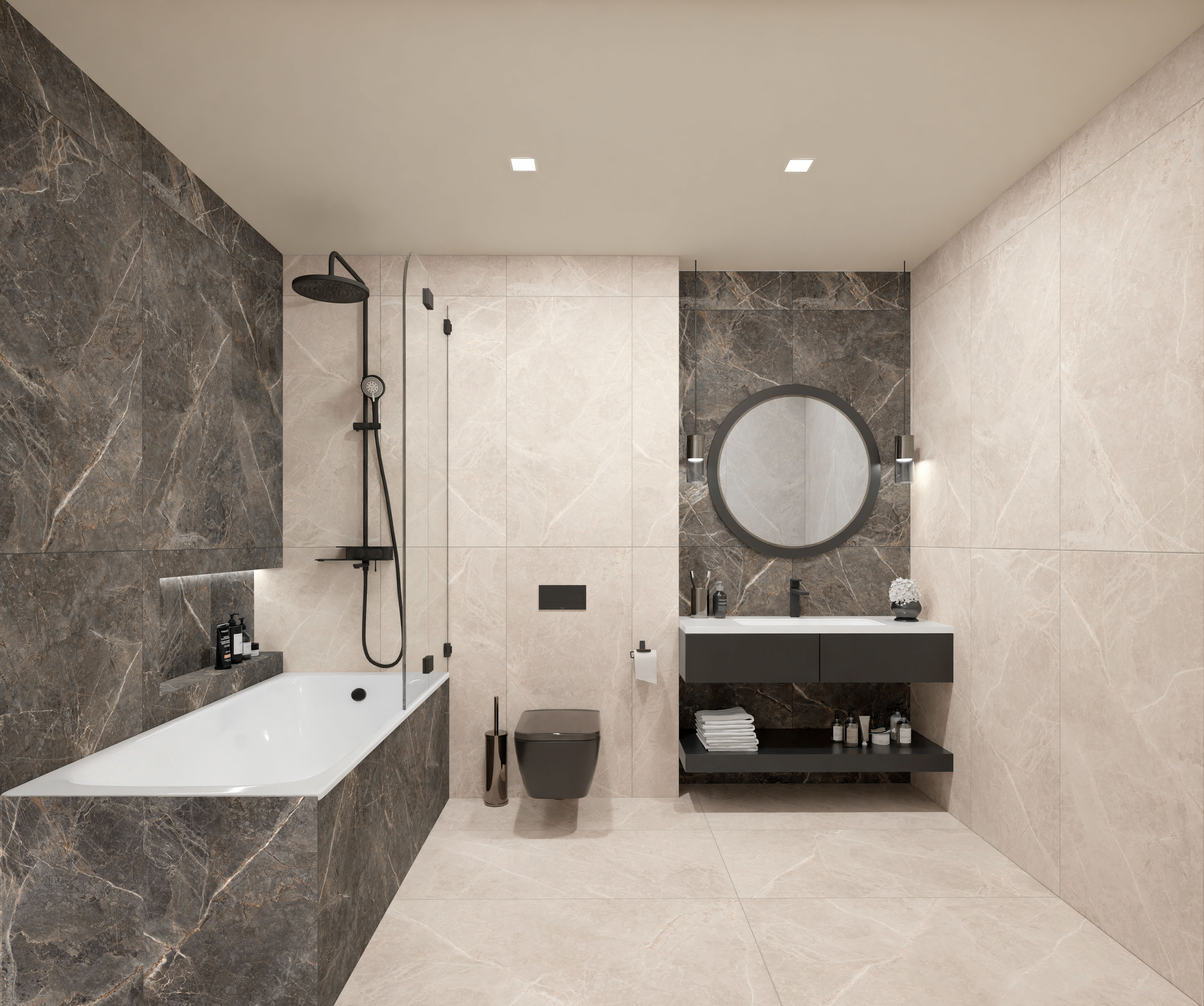 GT1206023109MGR Salsa Темно-серый 60x120 Global Tile фото 12