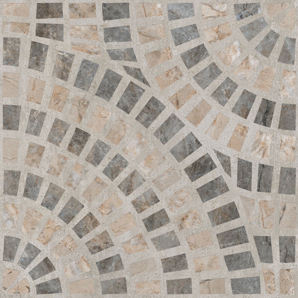 K949793LPR01VTE0 Marble-Beton Декор Круговой Темный 60x60 Vitra фото 4
