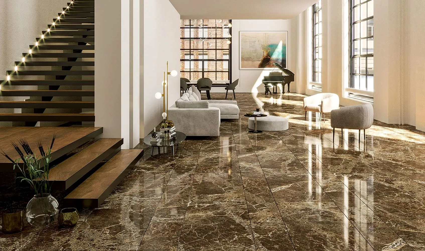 Fossil Brown Full Lappato 60х120 Seranit фото 4