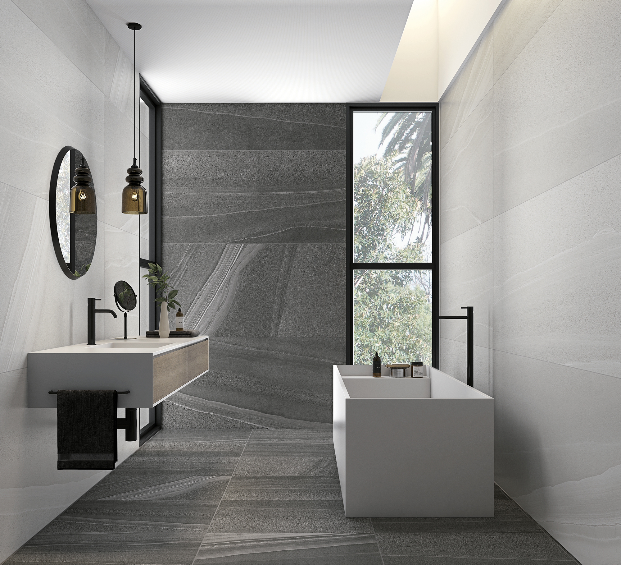 Burli Slate M 60x120 Stiles Ceramic