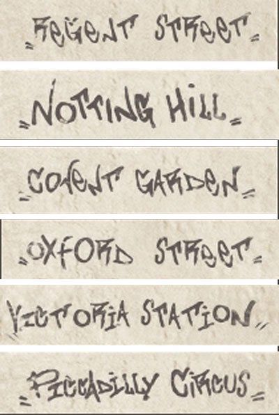 1039917 Ins. Streets S/6 Notting Hill 8,6x35 Serenissima Cir