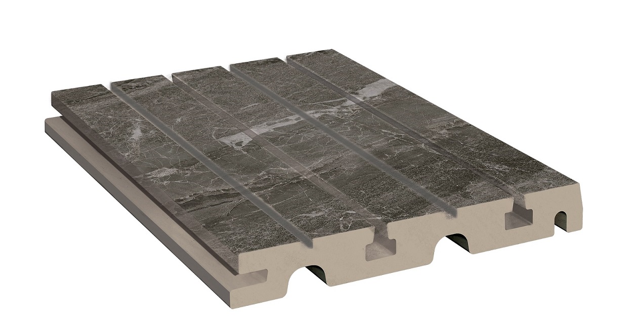 Решетка перелива Marble 426 Moca R11 245х245х30 Kerastep