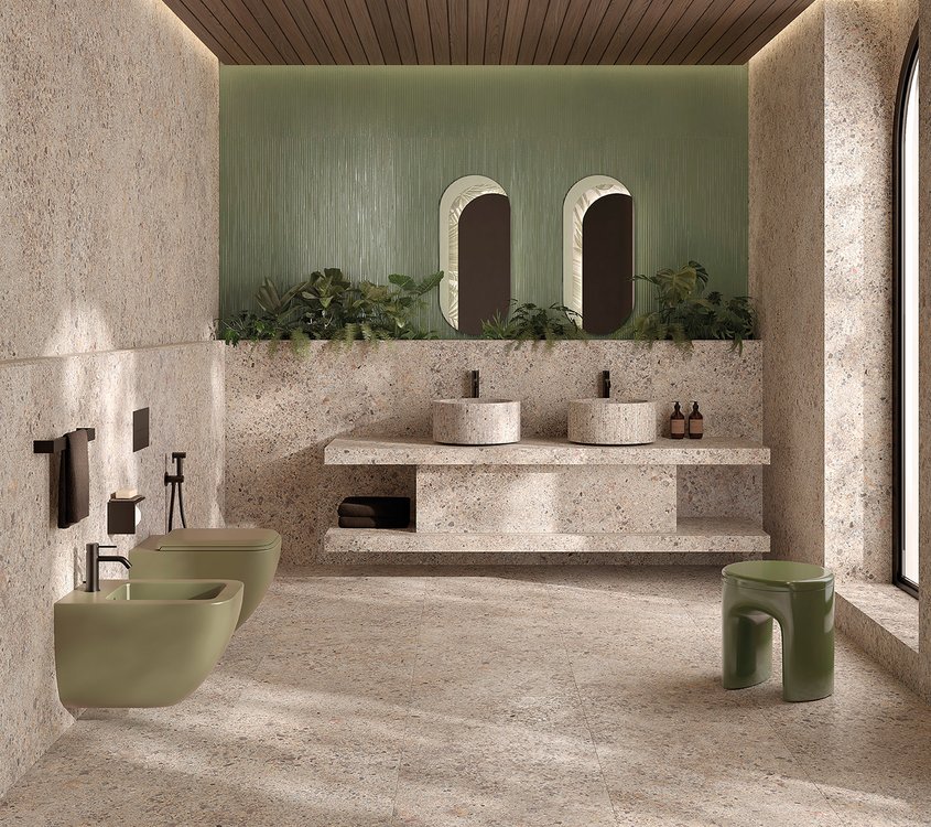 fTYJ Materia Eclettica Luci Tortora Inserto RT 60x120 FAP Ceramiche фото 2