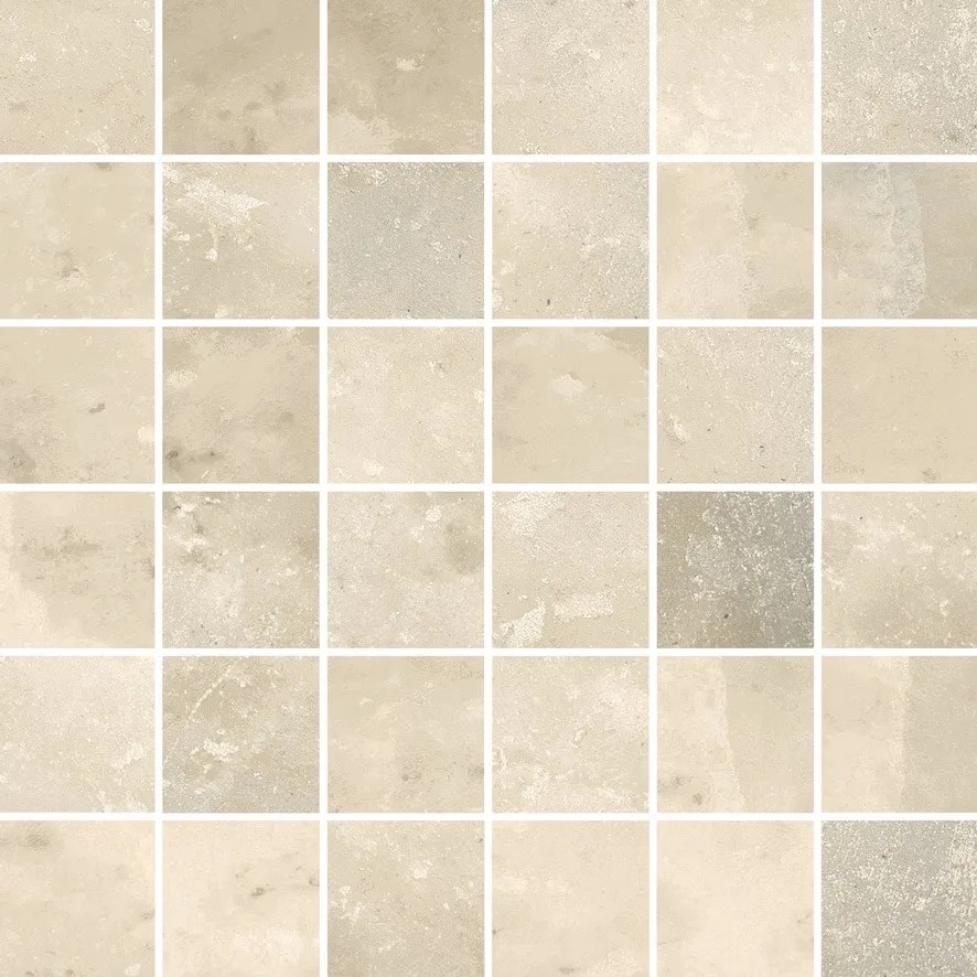610110001301 Riviera White Mosaico 30x30 ColiseumGres