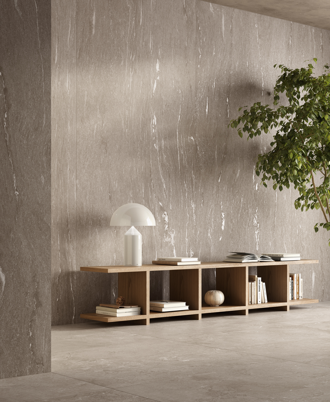 ALP002 Alpine Taupe Vein 3D Texture 60x120 Fondovalle