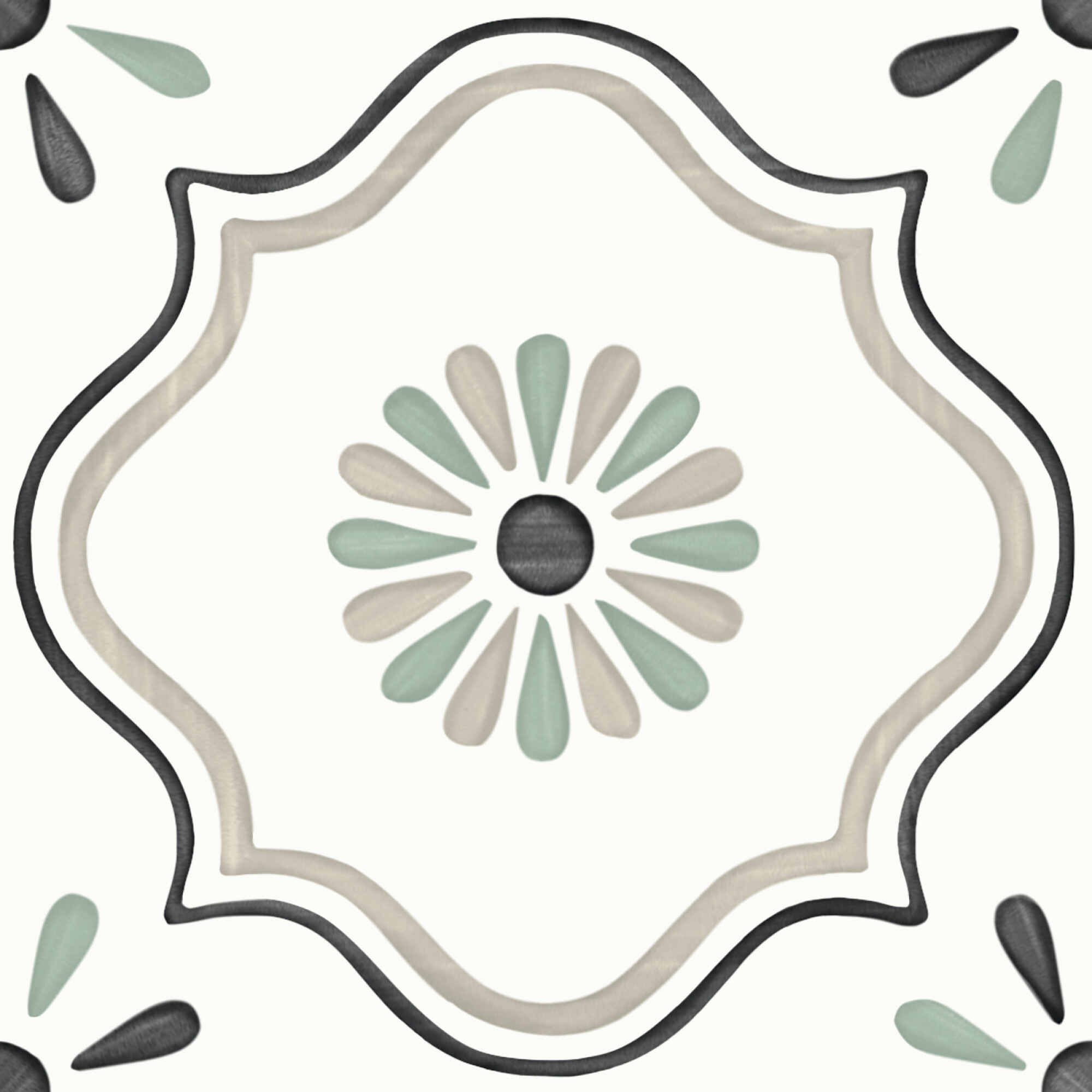 31084 Tanger Sand Flower 12.3x12.3 Harmony фото 4