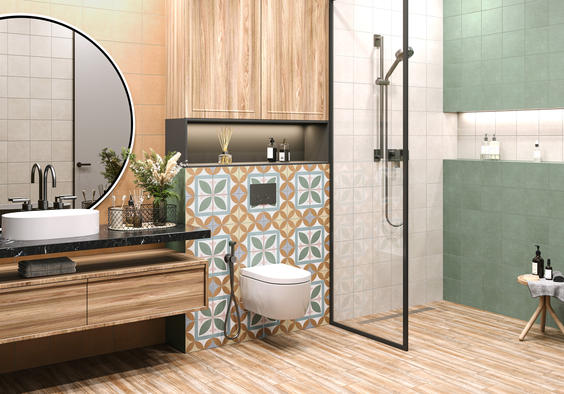 GP2020DNA09 Honey матовый 200x200x8 New Trend