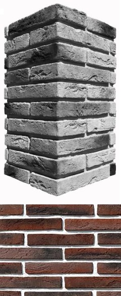 381-45 Остия брик угол 12x26.5x4.9 White Hills