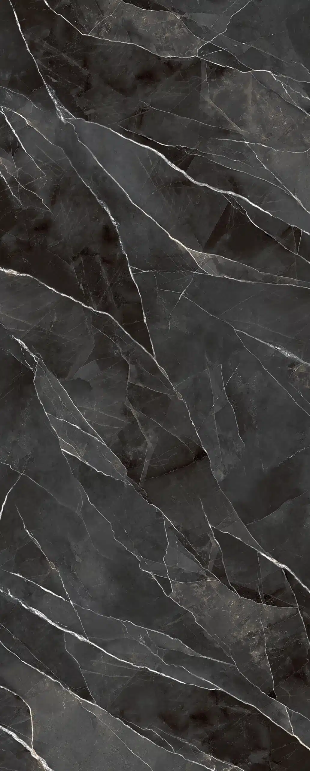 LAMFF01355_IT (LAMFF01413_IT) Calacatta Black Lucidato Starlit 1200x3000 Laminam