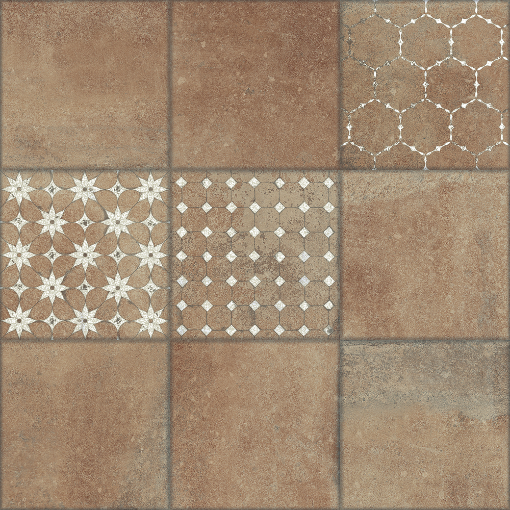 Kube Quinta Cotto-Carrara 45x45 La Platera