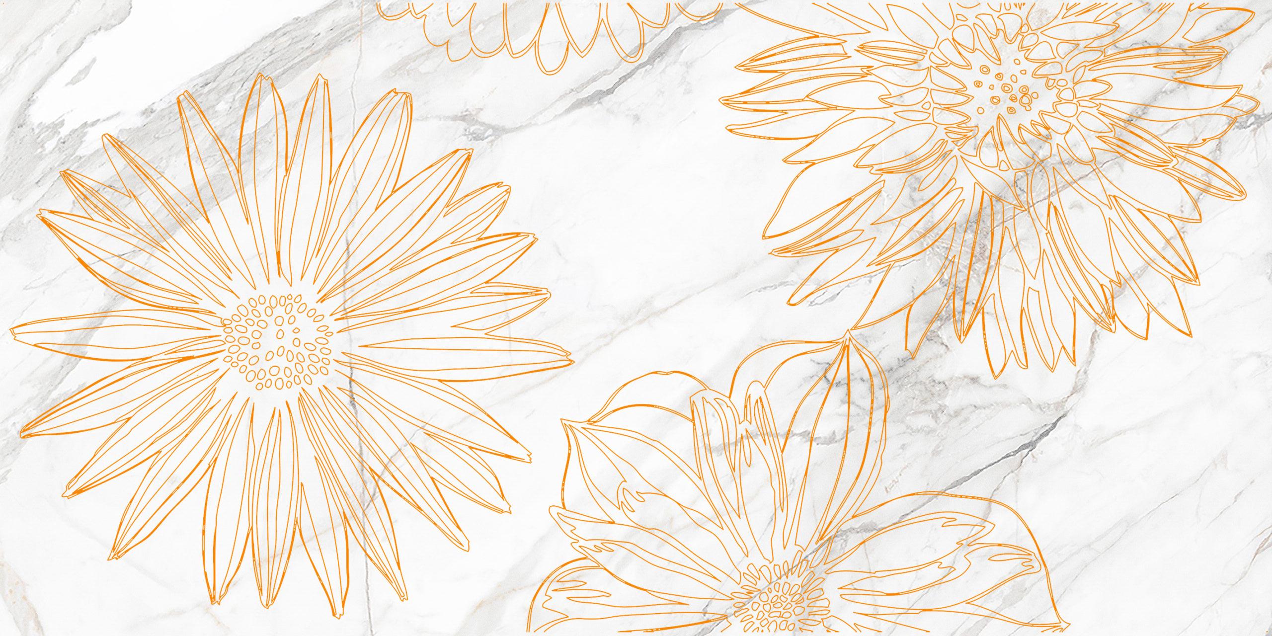 Декор Briere Flower 1 300x600 Beryoza Ceramica