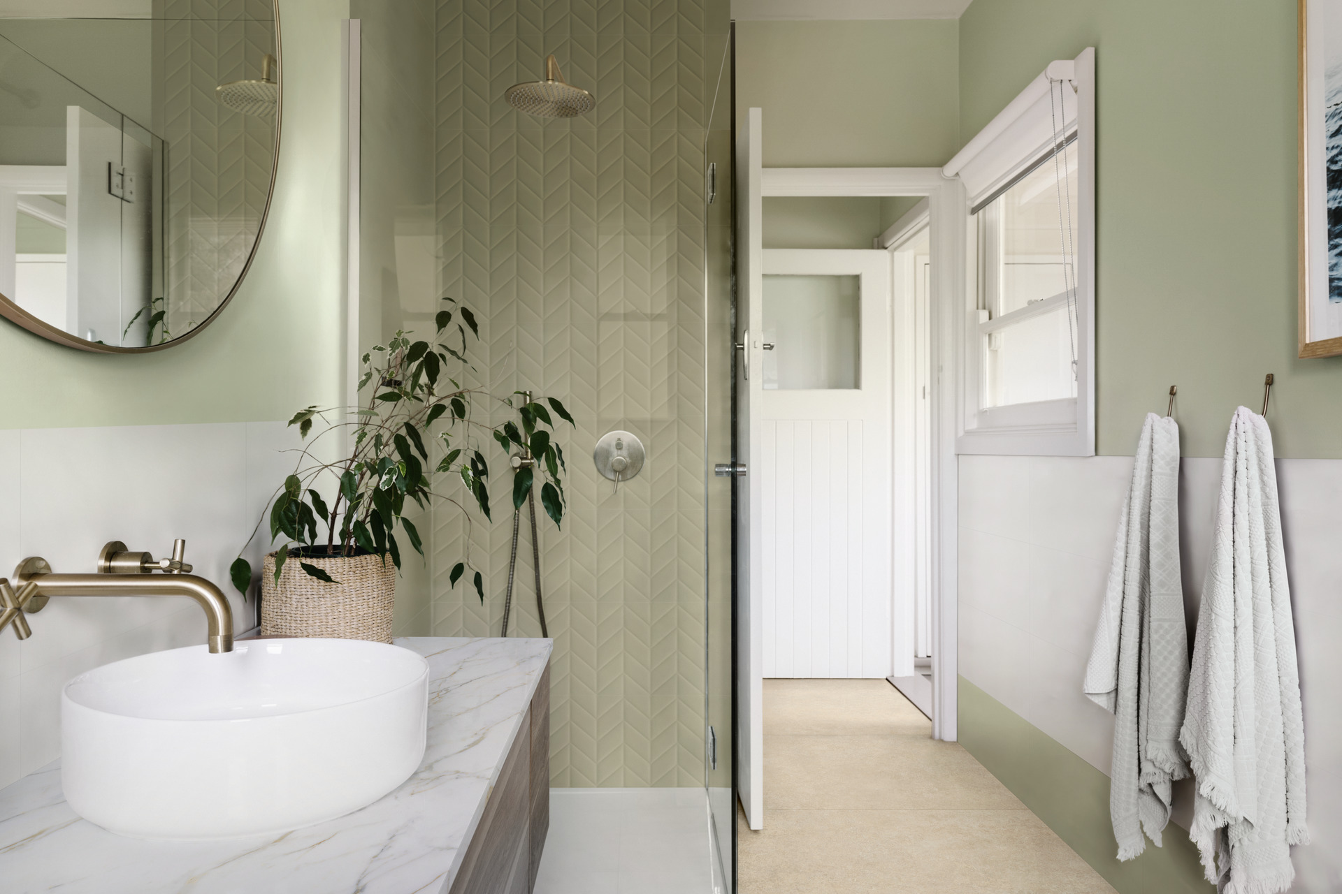 MP84 Flora Verde Struttura Spike 3D Rett 30x90 MARAZZI Italy
