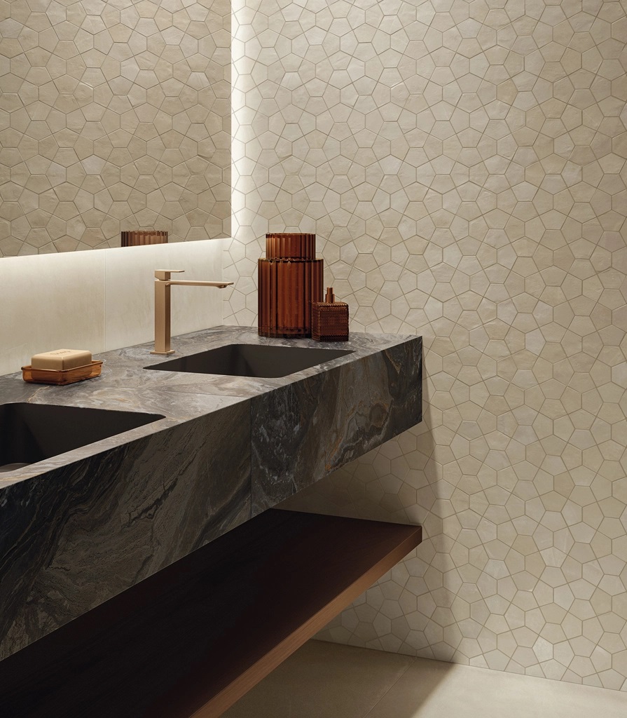 620110000186 Continuum Polar Mosaico Hexagon 25x29 Italon