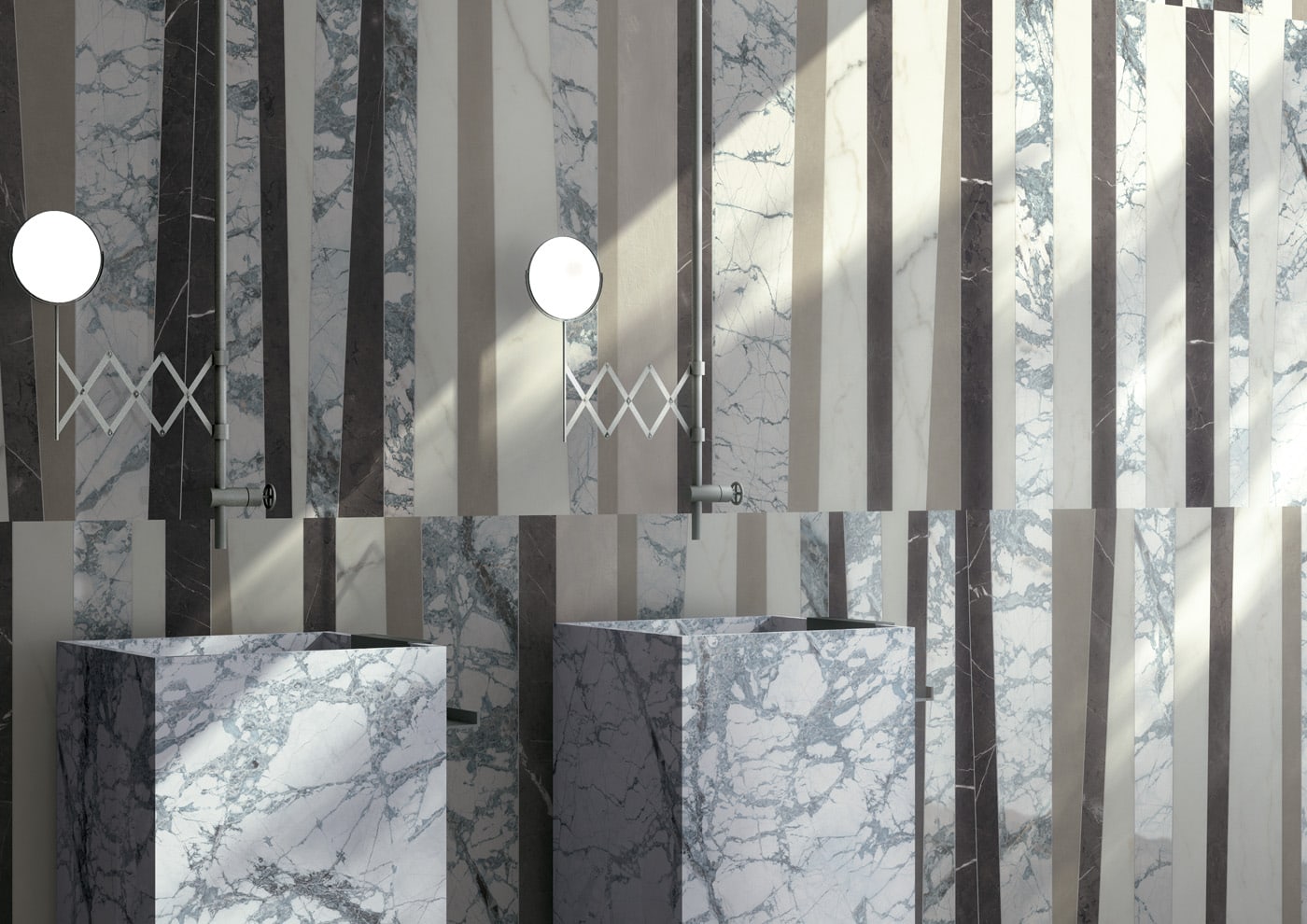 MB06 Calacatta Oro B Satin 12mm 162x324 Infinity