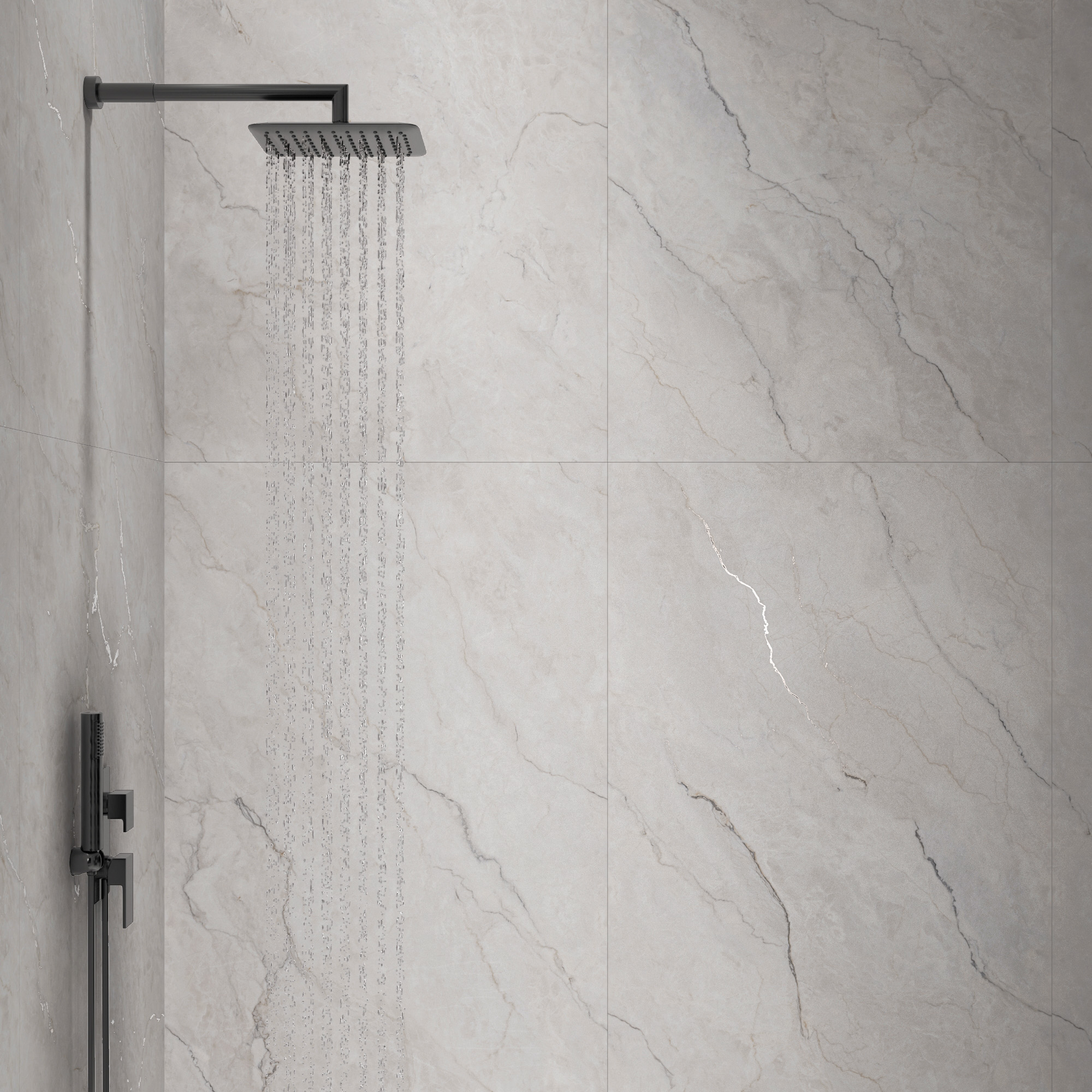 CZ-GL06-B Lumiere White Matt Glossy Ink 80x160 Creanza