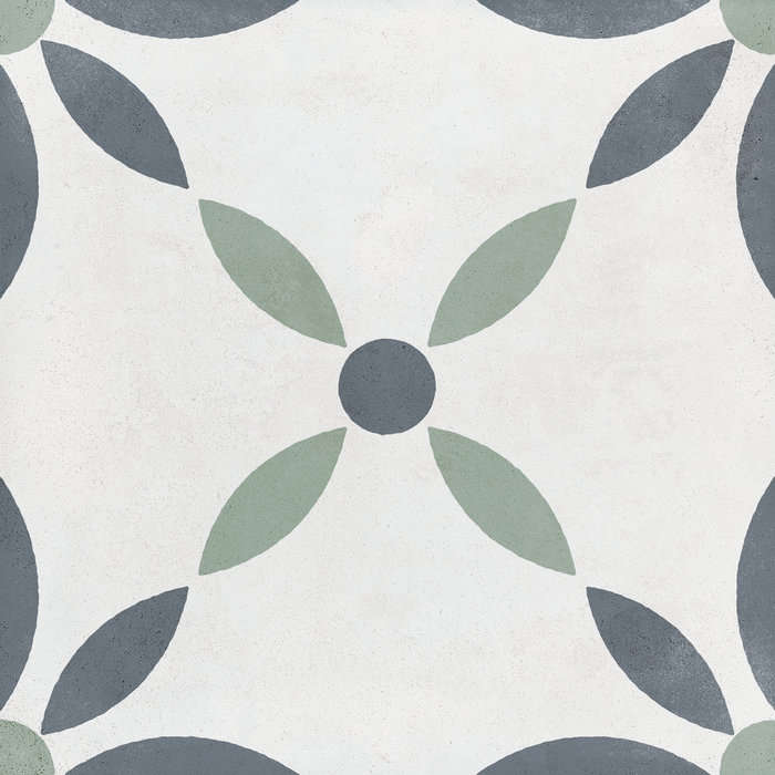 3386037271 Havana White Flower R10 22.3x22.3 Harmony