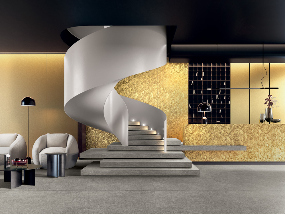 Wonderwall Silver Leaf Natural 3.5 mm 100x300 Kerlite фото 2