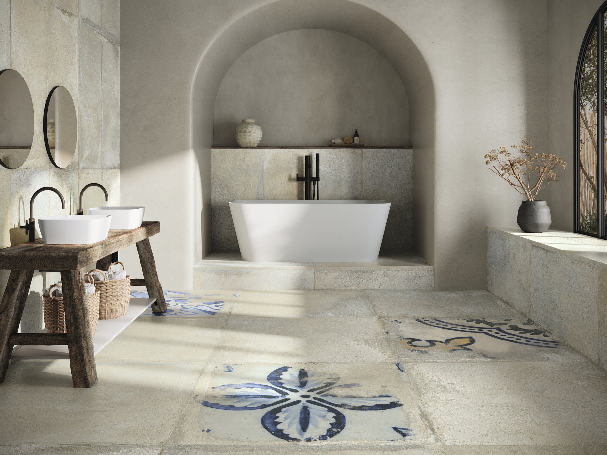 A042409 Palanzo Ecru Rect. 60x60 Ape Ceramica