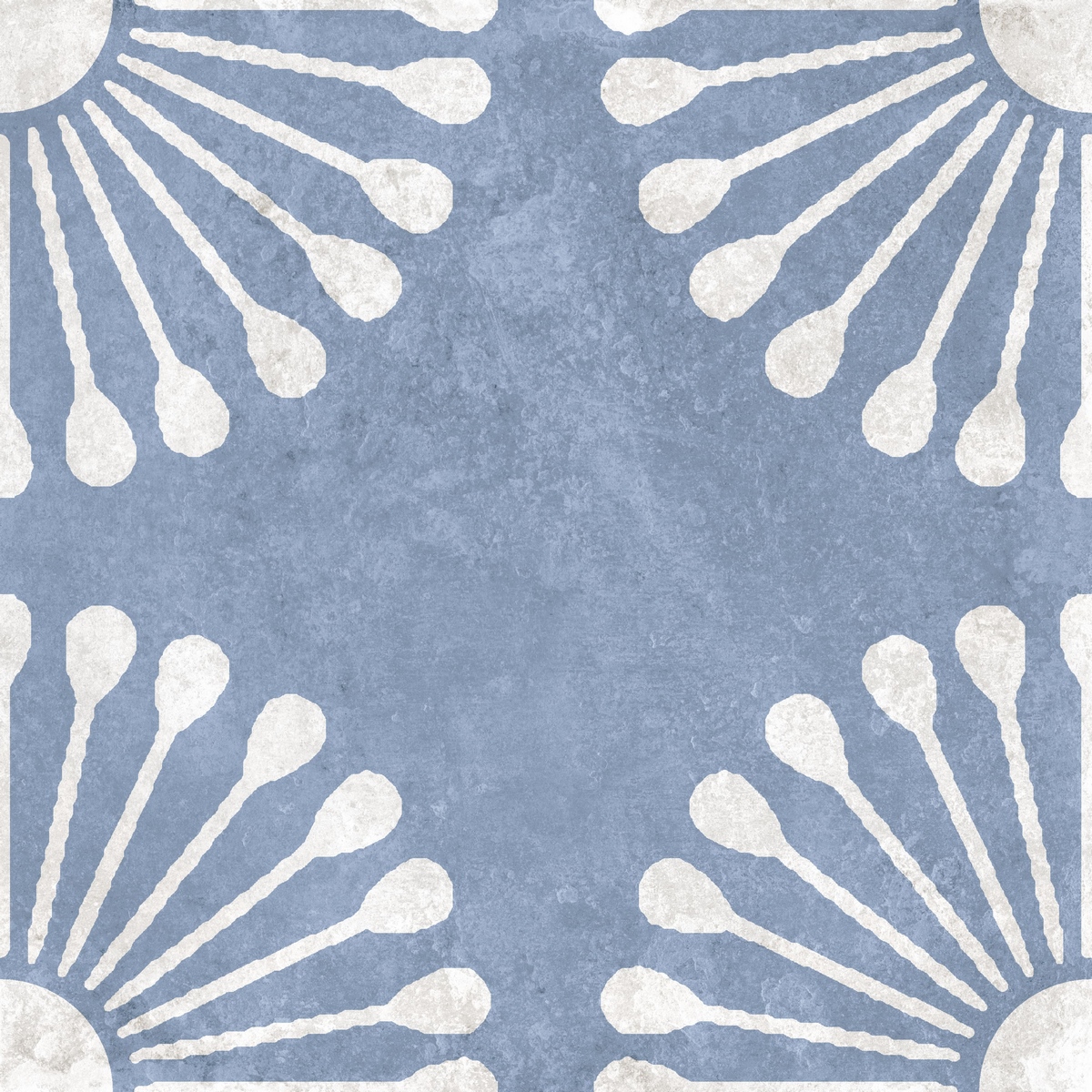 Palmas Blue Decor 1 20x20 Motto