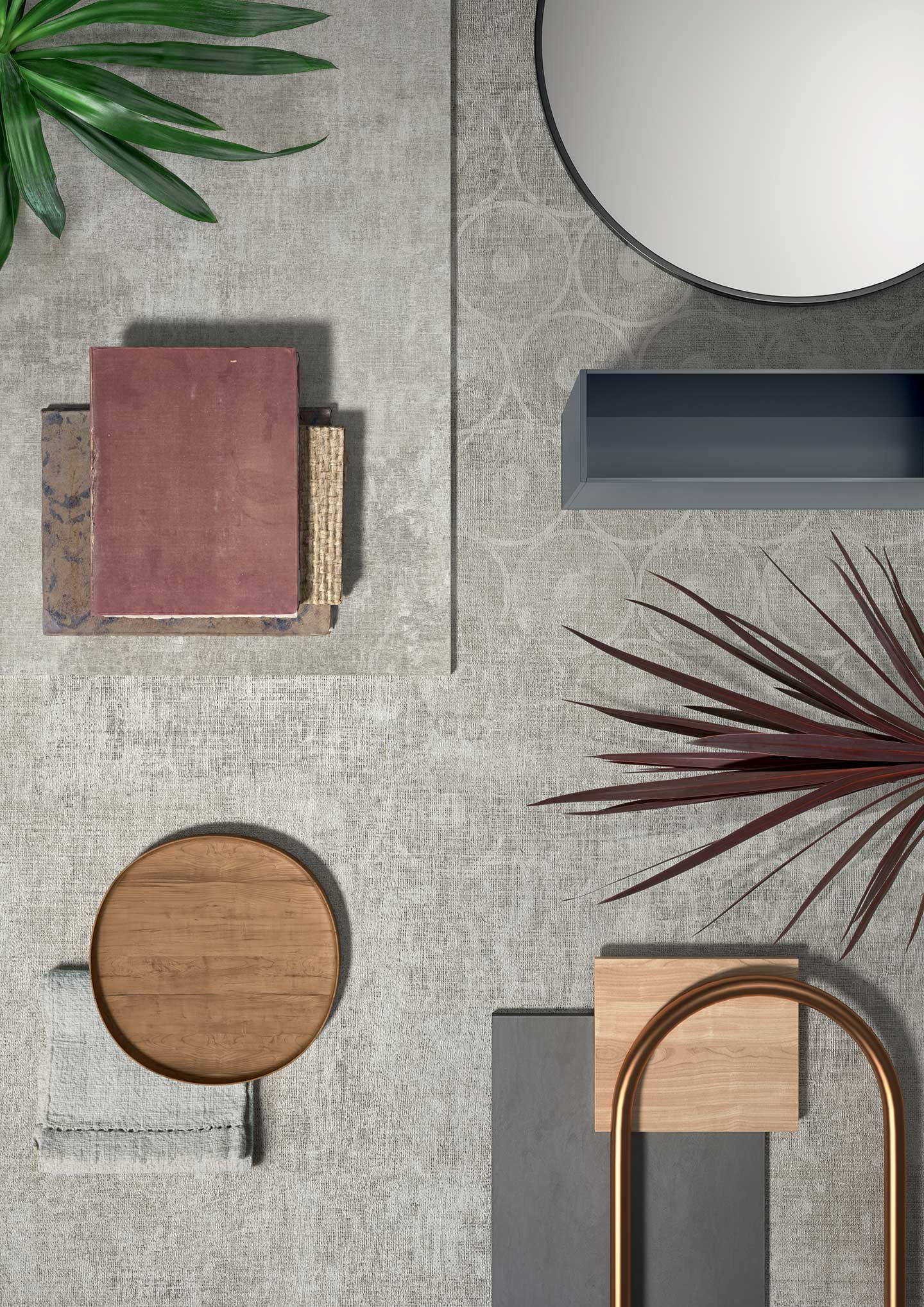 752615 Tesori Decoro Monile Grigio Bronzo 6mm 120x240 Cedit