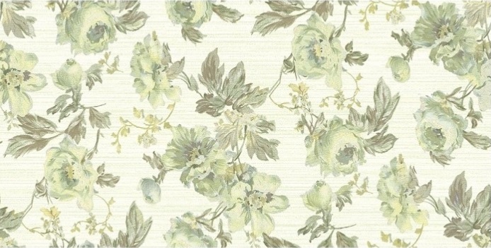 Гобелен Цветы оливковая 250х500х8 AXIMA