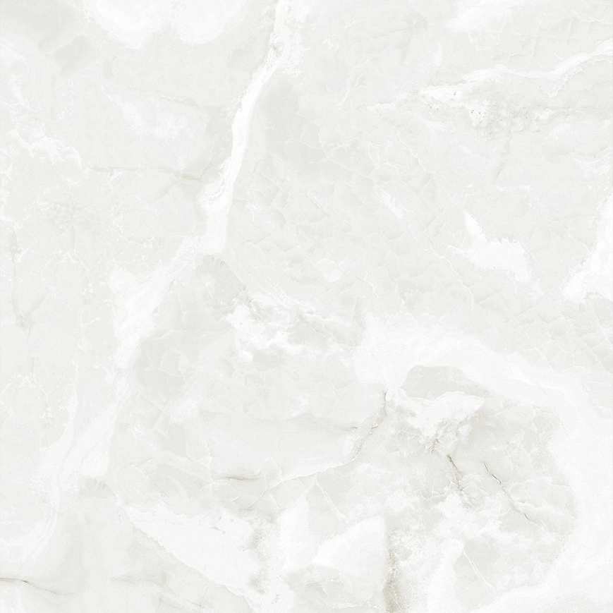 AB1006G Onix White gloss 600x600 Absolut Gres