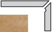 Плинтус ступени 113 Gold Braun правый 36х8 Interbau